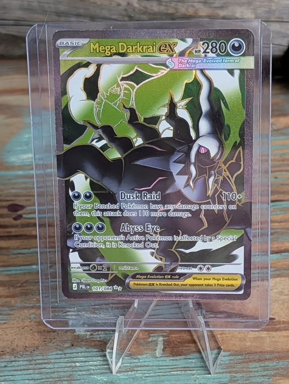 Pokemon Pitch Black Mega Darkrai Ex & Goldeen Bundle